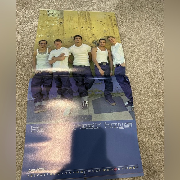 VINTAGE Backstreet Boys Millennium 2000 Calendar - Picture 10 of 13